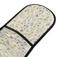 thumbnail image 2 of Dailycode Double Sided Oven Mitt with Loop Heat Resistant Kitchen Long Potholders 7" x 35" Watercolor Wildflower, 2 of 6