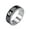 Silver, variant on Rotatable Ring for Men Stainless Steel Chinese Style Hip Hop Stress Relief Band Jewelry Gold Size 9