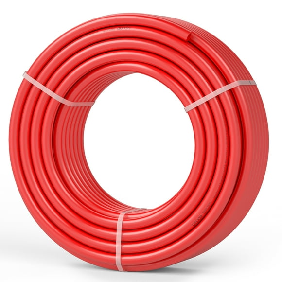 VEVOR PEX Pipe 3/4 Inch, 100 Feet Length PEX-B Flexible Pipe Tubing for Potable Water, Pex Water Lines for Hot/Cold Water
