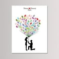 thumbnail image 2 of Signature Invitée, Livre d'Or de Mariage Compact et Léger avec Empreintes Digitales pour Marié et Mariée, 2 of 7