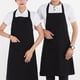 thumbnail image 4 of Delantal de chef premium con bolsillos - Delantal de cocina ajustable para cocinar, asar y limpiar - Poliéster, talla única para todos, 4 of 9