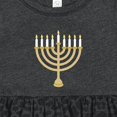 thumbnail image 4 of Inktastic Chanukah Hanukah Menorah Girls Baby Dress, 4 of 5