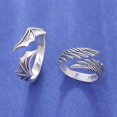 thumbnail image 3 of Yazoeia Angel and Demon Wings, Couple's Ring Personalised Rings, Open Rings, Girlfriend's Gift CJB12-74348, 3 of 6