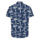 thumbnail image 4 of Blusa y camisa de manga corta con cuello vuelto para hombre, camisa hawaiana informal con estampado floral, camisa de manga corta con solapa, blusa, camisa de poliéster para hombre, 4 of 4