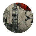 thumbnail image 4 of HAOXIT Oil Painting, Round Tablecloths, London European City Bus and , Water-Proof Table Cover for Dining Tables, 31-35, 4 of 8