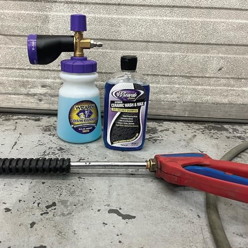 Wizards Products Select Hybrid Ceramic Car Wash & Wax Car Wash Soap Car Cleaning Kit, 16 fl oz