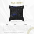 thumbnail image 4 of Bingfone Decorative Pillow Covers 20"X20" Mathematica Science Couch Pillow Cases Modern Farmhouse Covers For Couch Sofa Bed, 4 of 9