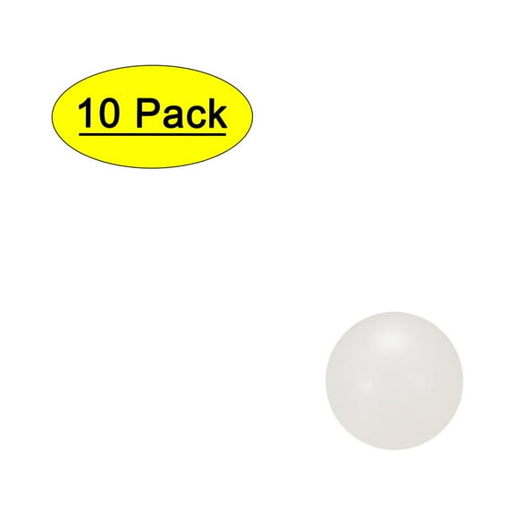 7/16-inch PA Nylon Solid Plastic Balls Precision Bearing Ball 10 Pack