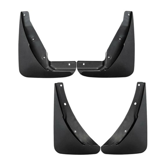 Geelife 4x Front&Rear Splash Guards Mud Guards Mudguards for Dodge Challenger 2015-2022