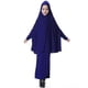 thumbnail image 4 of Vestido de niña musulmana Yotijar Islámica Multicolor Azul XL, 4 of 10