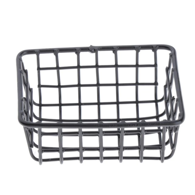 1:12 hecha a , muebles , cesta de hierro, juego Zulema Cesta de almacenamiento de la casa de muñecas
