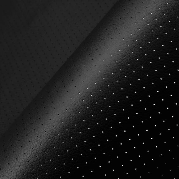 XIBUFE Self Adhesive Leather Repair Patch Tape Kit,Perforated Leather Repair for Furniture Couch Sofa Car Seats Office Chair,Vinyl Repair Kit (Black,7.8x11.8 inch)
