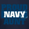 thumbnail image 3 of CafePress - US Navy Proud Navy Aunt Women's Dark T Shirt - Women's Traditional Fit Dark T-Shirt, 3 of 4