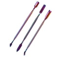 thumbnail image 2 of Removedor de uñas de 3 en paquete, herramienta de Arte de uñas de acero inoxidable, empujador de cutículas para muertos Conjunto Grande Morado Yuyangstore Empujador removedor de uñas, 2 of 8