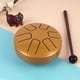 thumbnail image 4 of Tambor De Lengua De Acero Tambor de lengüeta de acero de 6 tonos de 3,8 pulgadas, mini tambores de mano (oro rojo) Likrtyny  Para Estrenar, 4 of 7