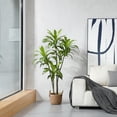 thumbnail image 6 of DR.Planzen Artificial Dracaena Tree, 5FT Tall Fake Plants Artificial Dracaena Tree for Indoor, Fake Trees for Office Home Living Room Floor Patio Greening Porch Decor, Set of 1, 6 of 8