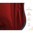 thumbnail image 3 of SGI Bedding 1000 TC Egyptian Cotton Bed Sheet Set - Family King Size Sheets 1000 Count Sheets Soft, Durable Sheets Cotton Sheets in 1000 TC 15" Inch Deep, Burgundy, 3 of 8