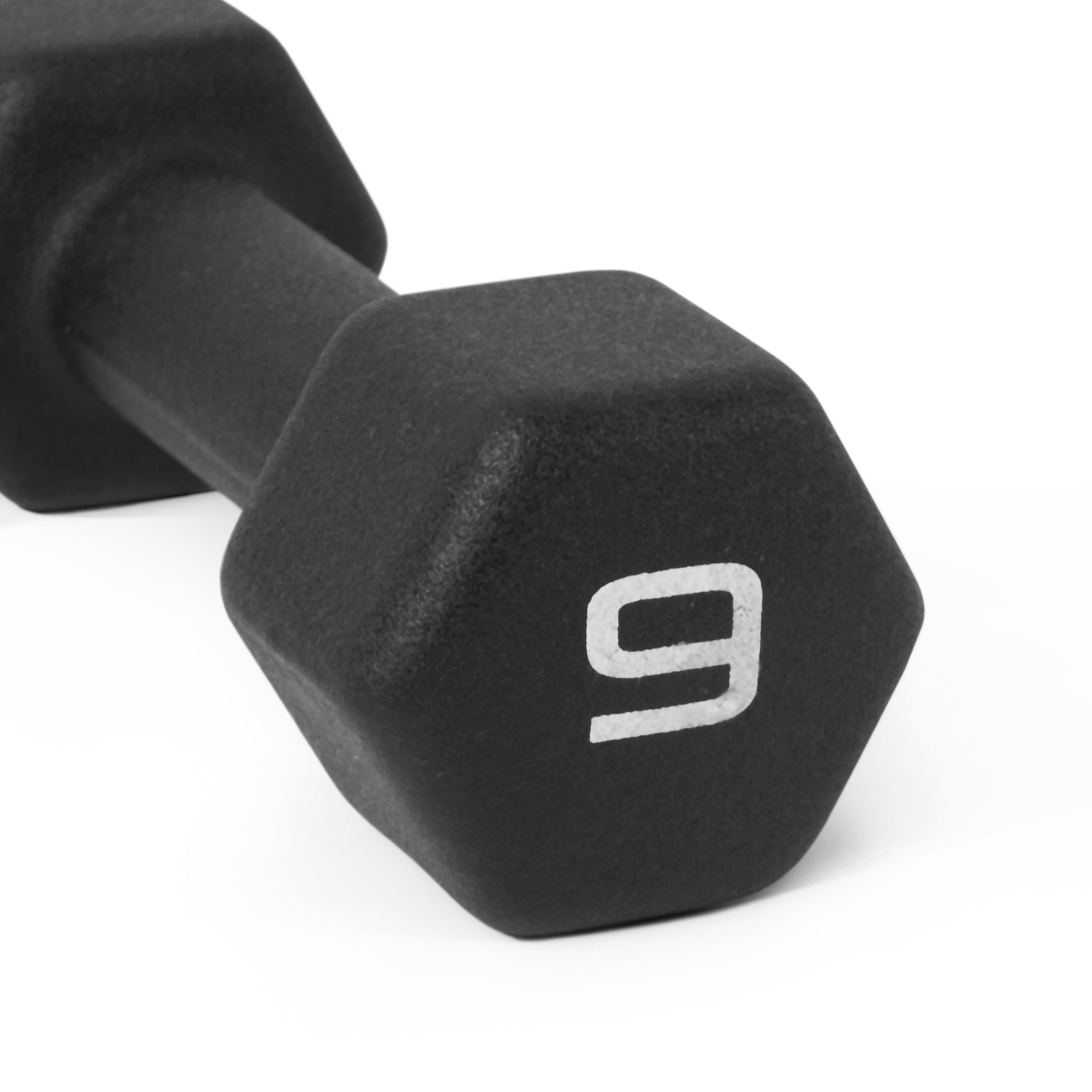 CAP Barbell, 9lb Black Neoprene Dumbbell, Single