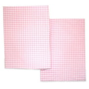 Seed Sprout Gingham Changing Pad Covers - Pink