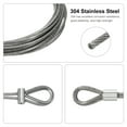 thumbnail image 4 of Unique Bargains 5/64' Wire Rope Kit, PVC Coated Stainless Steel Cable, 20ft, 4 of 4
