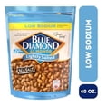 thumbnail image 2 of Almendras Blue Diamond bajas en sodio y ligeramente saladas, bolsa resellable de 40 oz (paquete de 1), 2 of 4