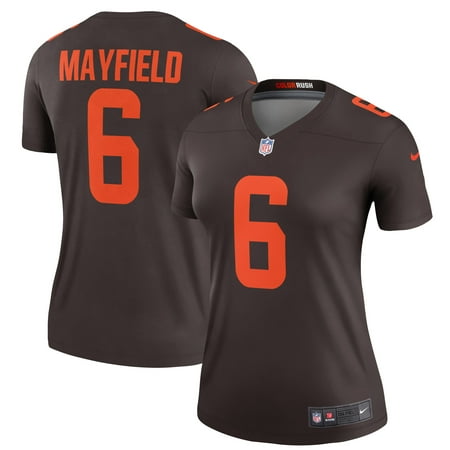 UPC 194320818220 product image for Baker Mayfield Cleveland Browns Nike Women's Alternate Legend Jersey - Brown | upcitemdb.com