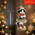 thumbnail image 3 of Adornos Navideños Planos 2D de Acrílico para Niños | Adorno Navideño Ligero de Acrílico | Regalo Ideal de Navidad para Niños | Decoración Colgante Versátil | Fácil de Exhibir | 1 Colgante, 3 of 3