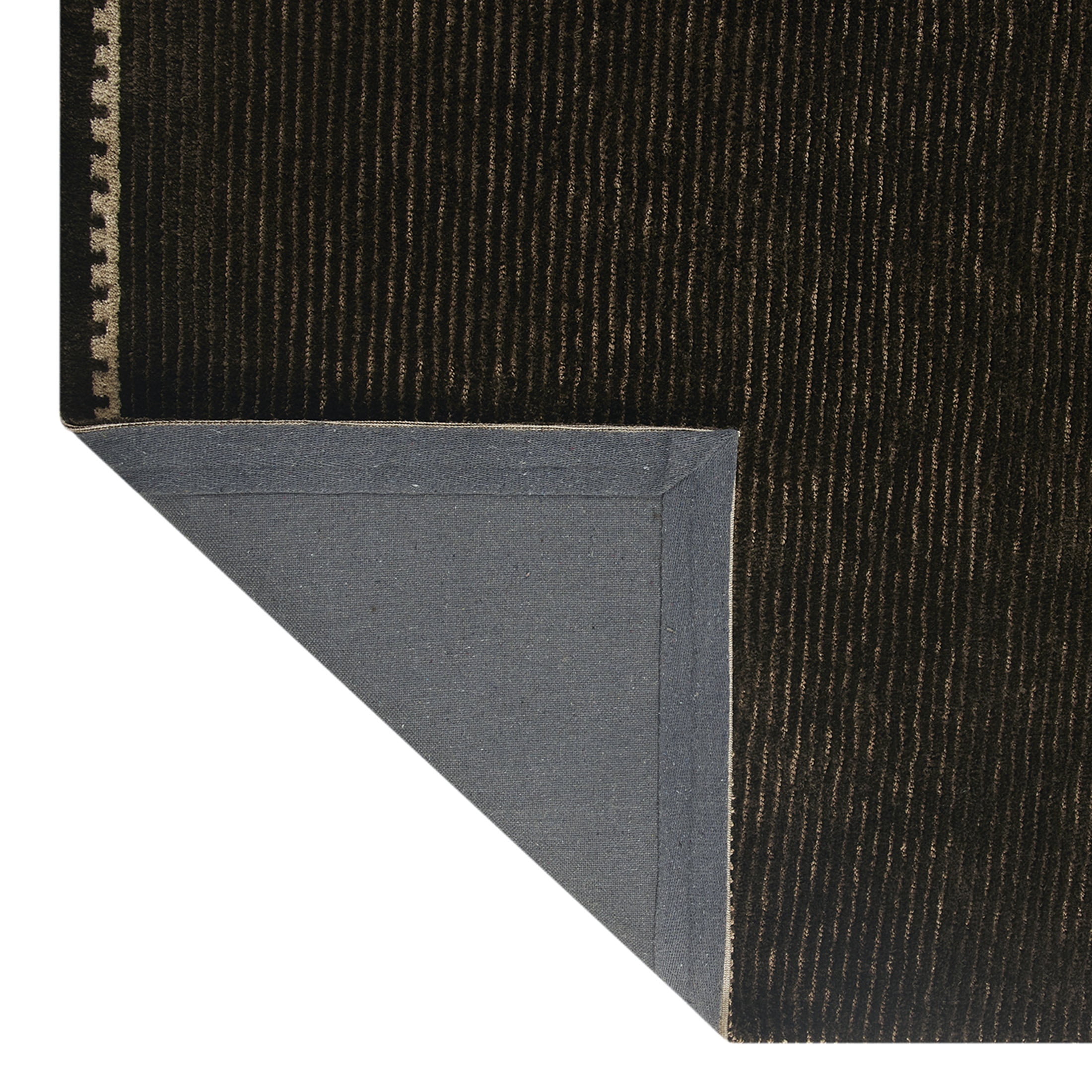 Better Homes & Gardens Chocolate Brown Coleman Tonal Hem 5' x 8' Area Rug