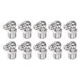 thumbnail image 1 of Accesorios de accesorio de grasa hidráulica Uxcell de acero inoxidable 304 de 90 grados con rosca M10 x 1 mm, 10 piezas, 1 of 6