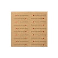 thumbnail image 4 of Yuarrent Caja de regalo de 6 hojas, pegatinas de sellado de sobres para tarjetas de felicitación, decoración de cajas de dulces, calcomanías Herramientas y accesorios para hornear Marrón, 4 of 6