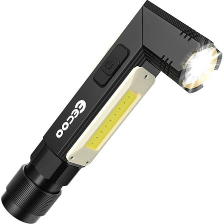 Lampe De Travail COB LED Rechargeable 5800LM 2PCS - Baladeuse Magnétique Avec Modes Blanc/Rouge Pour Camping Et Urgences