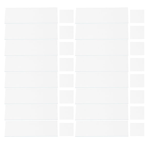 LEORX Laboratory Assortment of Glass Slides for Specimen Analysis Transparent 1 Set