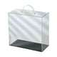 thumbnail image 1 of Caja de flores de acrílico transparente con asa, bolsa de regalo ligera para bodas y fiestas. 255 x 12 x 21 cm, 1 of 9