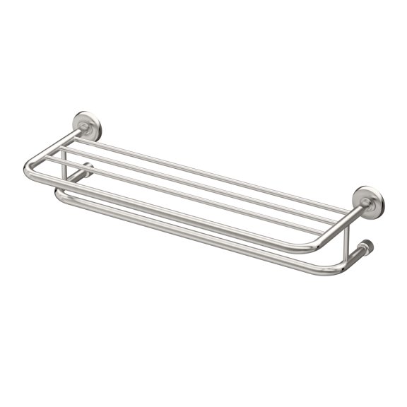 Gatco Designer II 24" Towel Rack, Satin Nickel