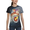 thumbnail image 4 of Futurama Planet Express Logo Teen T-Shirt Crewneck Short Sleeve Double-Sided Print Summer Tee Shirts Top For Youth Boys Girls Children Large, 4 of 7