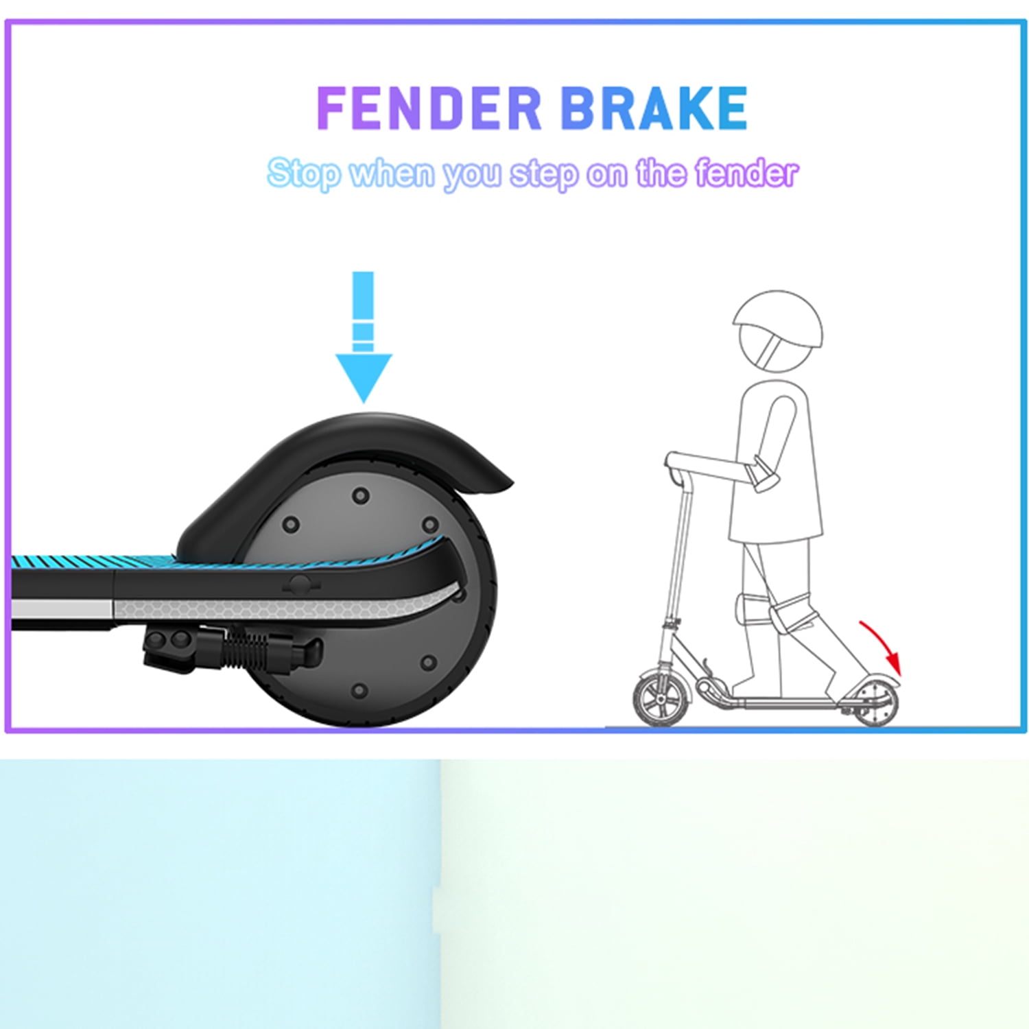 CIPACHO 32" Electric Kids Scooter for Boys Girls with 3 Adjustable Height, Safety Two Wheels Kids Kick Scooter Over 6 to 12 Years Old, Blue CIPACHO 32" Electric Kids Scooter for Boys Girls with 3 Adjustable Height, Safety Two Wheels Kids Kick Scooter Over 6 to 12 Years Old, Blue