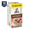 Quaker Instant Oatmeal, Maple & Brown Sugar, 1.51 oz, 18 Packets