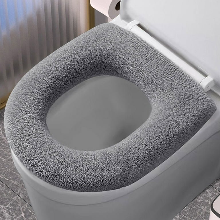 Grey toilet 2025 seat cover walmart