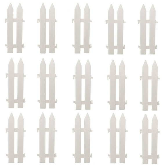 Vikakiooze Home Decor Christmas Decorations Christmas Tree Fence White Fence Plastic Fence Splicing Guardrail