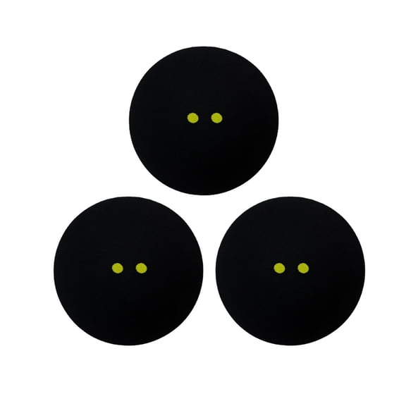 Pelotas de Squash de doble para práctica de velocidad lenta, portátiles, para hombres y mujeres, pelotas de entrenamiento de 39mm para