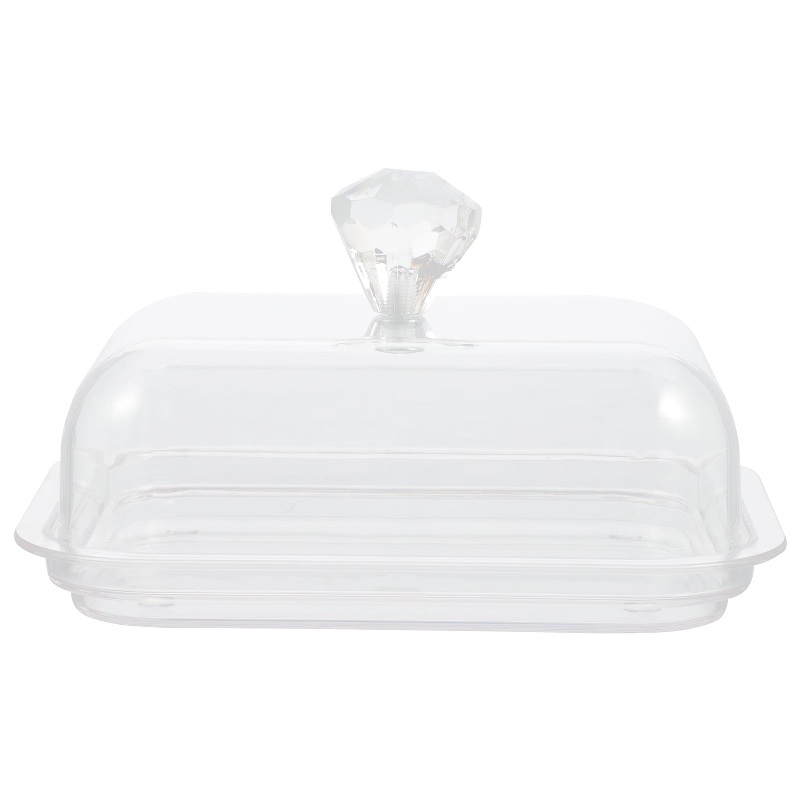 Cabilock Butter Tray Butter Cutter Box 1 Set Plastic Butter Dish with No- Slip Lid Cheese Butter Keeper Container Butter Cutter Cheese Cream Crisper B | Cabilock 1set Butter Dish with Lid Tableware Storage