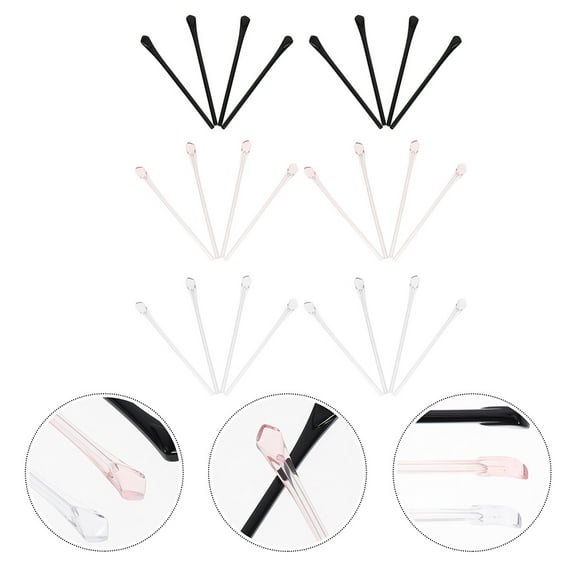 Niceauty 12 Pairs of Silicone Eye Glass Ear Pice Sleeves Assorted Color for Daily Use Ergonomic Design Back to School