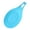 Blue, variant on 2-sets Silicone Spoon Rest Heat-Resistant Kitchen Utensil Holder Easy-to-Clean Spoon Pad Multi-Use Snack Dish Fruit Plate(One Size,Gray)