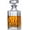 Sculpted Whiskey Decanter, variant on Whiskey Decanter,25 oz Square Whiskey Decanter with Stopper,for Liquor Scotch Bourbon Vodka Brandy or Wine
