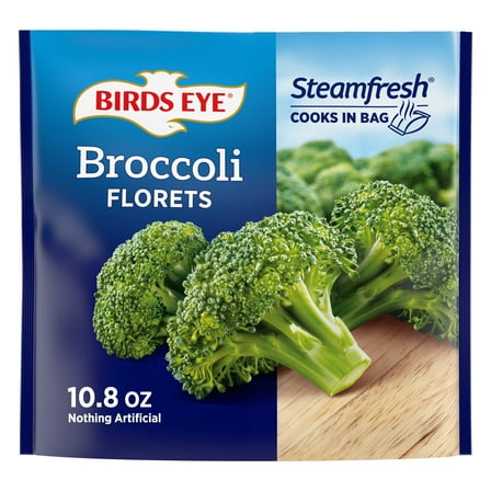 Birds Eye Steamfresh Broccoli Florets, Frozen Vegetables, 10.8 oz. Bag