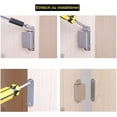 thumbnail image 4 of Magnetic Door Closer Magnetic Lock Door Magnet Furniture Magnet Stainless Steel Door Closure for Drawer Cabinet Sliding Door Balcony Door (4 Pieces), 4 of 5