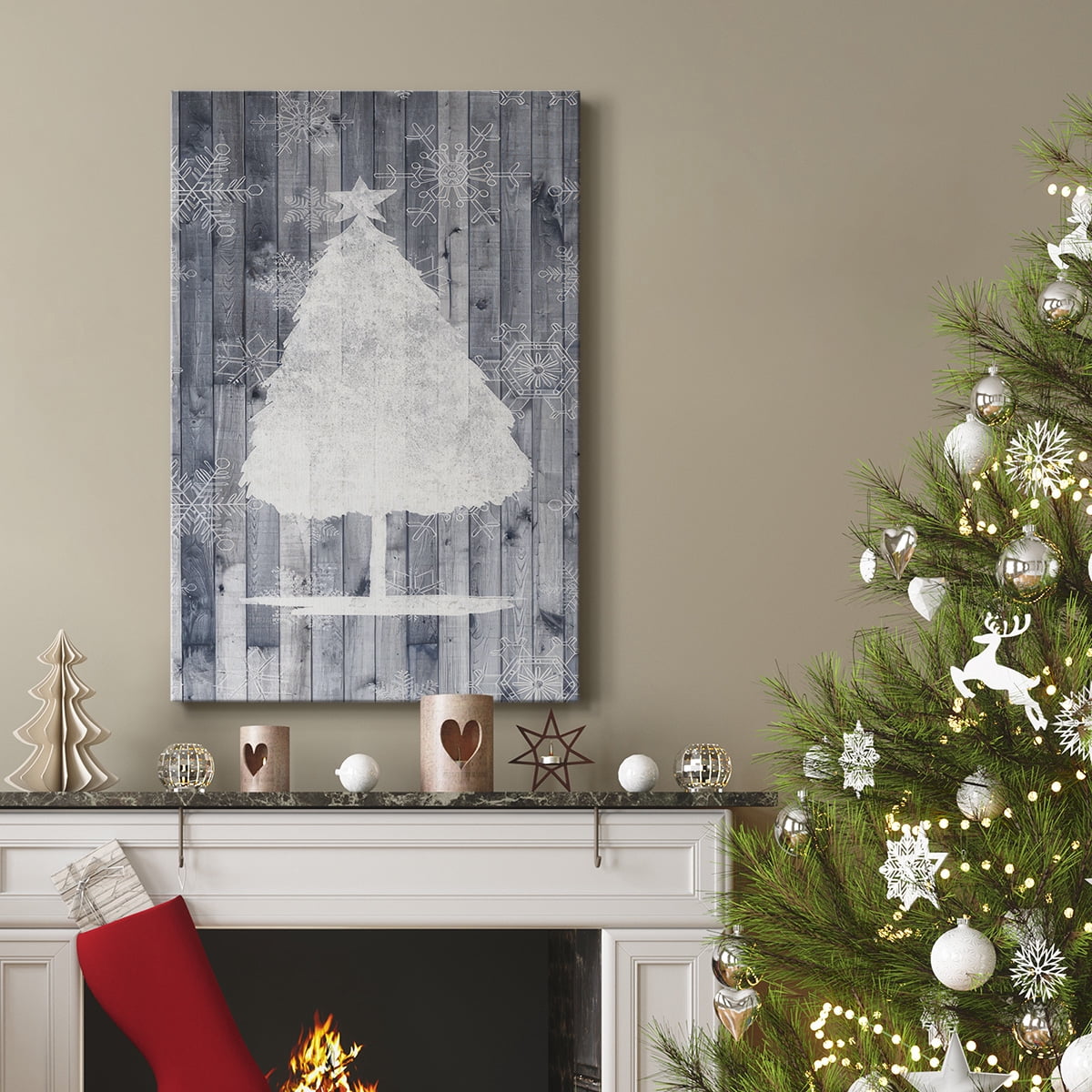 Sophisticated Christmas Collection B- Gallery Wrapped Canvas