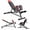 Red, variant on CONCETTA Adjustable Weight Bench with Hyperextension Roman Chair – Incline, Decline & Flat Home Gym Bench for Full-Body Strength Training,  Red