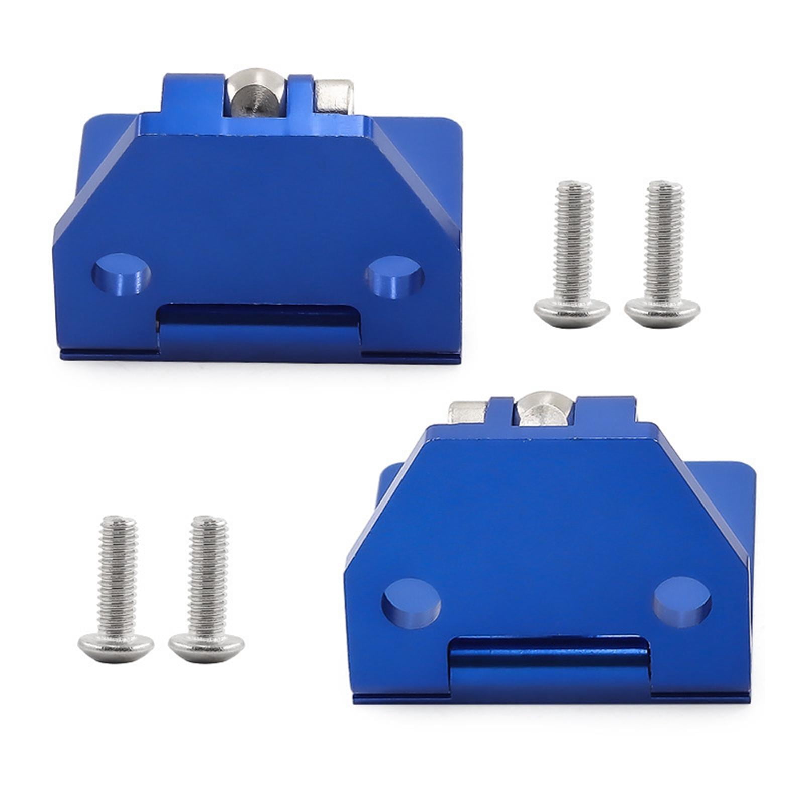 2 Pieces Adjustable Trim Tabs Catamaran Hull Balance Aluminum Alloy Blue Upgrade for 1/10 Spartan DCB M41 Boats