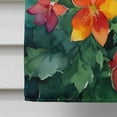 thumbnail image 4 of Colorado Rocky Mountain Columbine in Watercolor House Flag 28 in x 40 in, 4 of 5